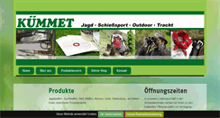 Desktop Screenshot of kuemmet.de